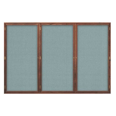 United Visual Products Open Faced Traditional Corkboard, 24x18" UV640A-GOLD-DRKSPR